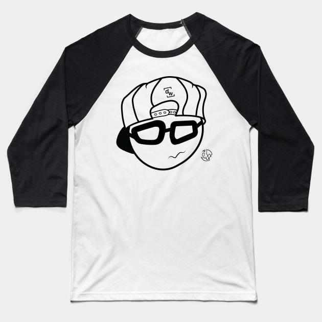 Weirdo Two Baseball T-Shirt by dapperWeirdo